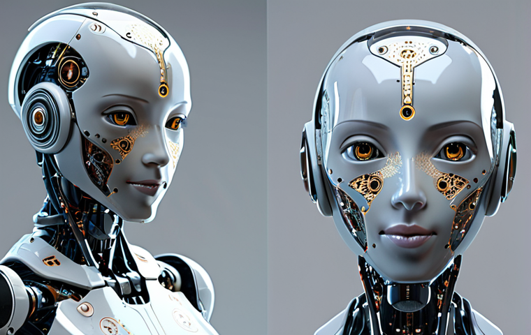 **

A transparent, futuristic robot with visible algorithms, showcasing the inner workings and decision-making process. The robot should have a friendly, approachable design. Background should include subtle Arabic calligraphy patterns. Highlight the importance of ethical AI development.

**