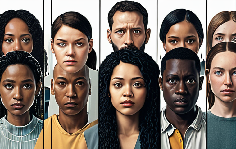The Shadow of Algorithmic Bias**
    "A visually striking depiction of algorithmic bias in artificial intelligence. A diverse group of people from various ethnicities and backgrounds stand subtly distorted or partially obscured within a digital interface, representing the inherent biases of AI systems like facial recognition or hiring algorithms. The background features abstract, flowing data streams, with certain segments appearing corrupted or fragmented, symbolizing biased datasets. The overall mood is thought-provoking and slightly somber, hinting at societal inequalities perpetuated by technology. High detail, digital art, futuristic, muted color palette with contrasting glints of data, realistic rendering."

2.  **Prompt for