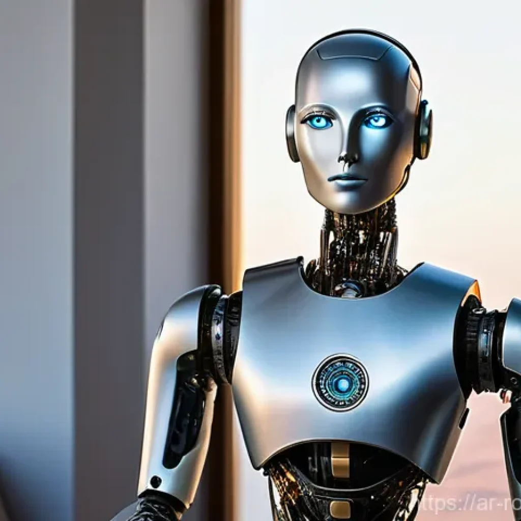 로봇 윤리 규범과 관계 법령 현황 - **Prompt: Ethical AI in Contemplation within an Arabic-Inspired Setting**
    A highly sophisticated...